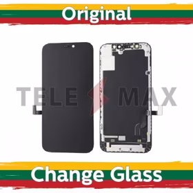 LCD Displejs Saderīgs ar iPhone 14 Plus Melns (Renewed: Telemax)