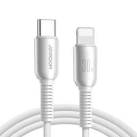 Kabel USB-C Lightning Joyroom S-A51 30W, 1.2m pelēks
