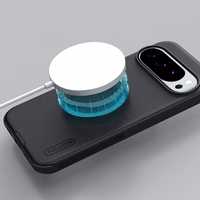 Nillkin Super Frosted Shield Pro magnētiskais apvalks priekš Google Pixel 10/10 Pro, saderīgs ar MagSafe - melns