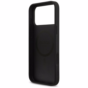 GUESS чехол для IPHONE 17 Pro Max совместимый с MagSafe GUHMP17XP4RPSK (4G Printed Stripes) чёрный