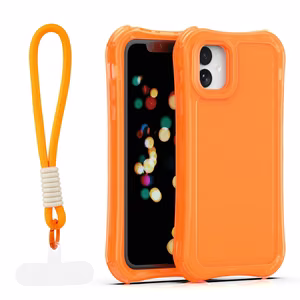 Safepop maciņš ar siksniņu priekš iPhone 11 oranžs