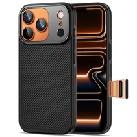 Tech-Protect Kevlar Aramid MagSafe maciņš iPhone 17 Pro Max melns