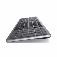 DELL KM7120W keyboard RF Wireless + Bluetooth QWERTY US International pelēks, Titanium