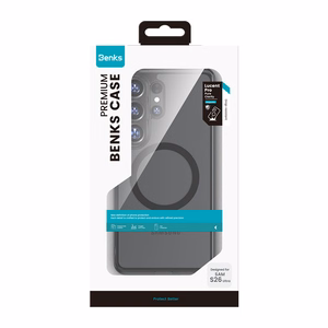 Benks Magnētiskais kristāla TPU rāmja korpuss (0050) priekš Samsung Galaxy S26 Ultra black
