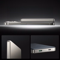 Joyroom JR-PBM08 Pro 10000mAh Īpaši plāns portatīvais lādētājs - titāna