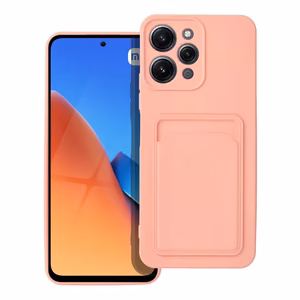 Чехол для Xiaomi Redmi 12 4G Card Case розовый