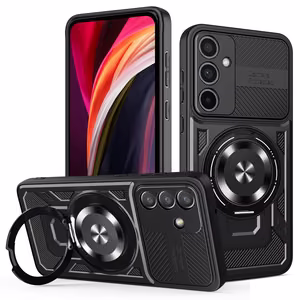 Defender Armor Mag viedtālruņa apvalks Samsung Galaxy A36 5G / A56 5G melns