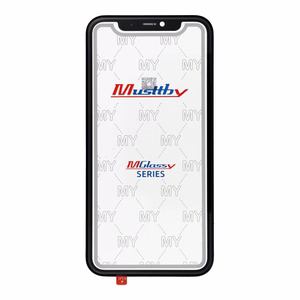 MUSTTBY priekšējais stikls + OCA+ rāmis IPHONE 11