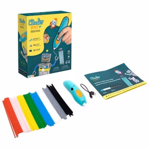 3Doodler Start Plus 3D pildspalva 0.77 mm tirkīza, dzeltens