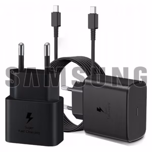 Charger Samsung EP-T2510NB Black 25W (incl. packing) + Type-C cable / 100% Genuine