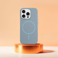 Premium glancēts magnētiskais apvalks ar kameras vadības pogu, saderīgs ar MagSafe, IPHONE 16 PRO piparmētru