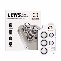 Temperēts stikls Tel Protect 3D objektīvam kamerai Samsung Galaxy S24 Ultra - caurspīdīgs (5 gab.)
