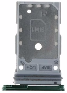 SIM kartes turētājs Samsung S911/S916 S23/S23 Plus Dual Green oriģināls (servisa iepakojums)