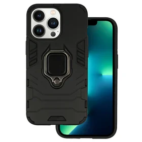 Ring Armor viedtālruņa apvalks Iphone 13 Pro Max melns