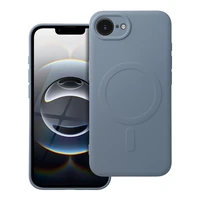 SILICONE MAG COVER viedtālruņa apvalks saderīgs ar Magnētisko IPHONE 16e gaiši zila