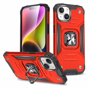 Wozinsky Ring Armor viedtālruņa apvalks iPhone 15 Plus - sarkans