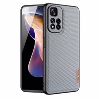 Dux Ducis Fino viedtālruņa apvalks pārklāts ar neilona materiālu Xiaomi Redmi Note 11 Pro+ 5G (China) / 11 Pro 5G (China) / Mi11i HyperCharge / Poco X4 NFC 5G zila