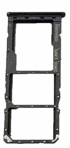 SIM kartes turētājs Samsung A505 A50 2019 Prism Crush Black, oriģināls (lietots, A klases)