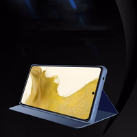 Viedtālruņa apvalks Clear View Case Samsung Galaxy S23 apvalks ar atloku melns