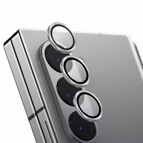 Uniq Optix Auminium rūdītais stikls lēcai ar aplikatoru Samsung Galaxy Z Fold 6 - balts