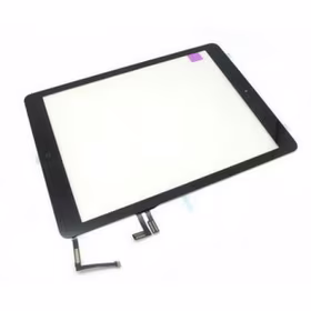 Touchscreen Saderīgs ar Apple iPad Air Melns ar Home button un holders HQ2