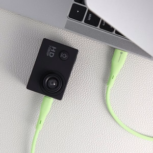 Kabelis FORCELL F-ENERGY C351 USB A uz Micro USB QC3.0 2,4A 18W Gradient 1 m zaļš (m)