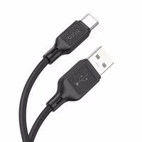 Kabelis USB-A uz USB-C Hoco 3A 1 m X90 melns