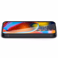 Spigen Glass FC rūdītais stikls iPhone 13 / 13 Pro / 14 / 16e - melns