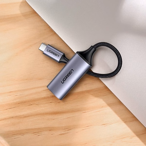 Ugreen USB Type C uz HDMI 2.0 adapteris 4K @ 60 Hz Thunderbolt 3 MacBook / PC pelēks (70444)