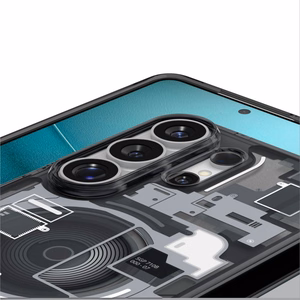 Spigen Ultra Hybrid Mag MagSafe Maciņš for Samsung Galaxy S26 Ultra Zero One - Clear melns