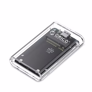 Orico TC10-MS MSATA USB-C 3.2 5 Gb/s diska kasetne - caurspīdīga