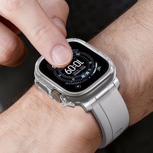 AmazingThing Minimal aizsargājošs vāciņš Apple Watch UItra 3 49mm - Caurspīdīgs