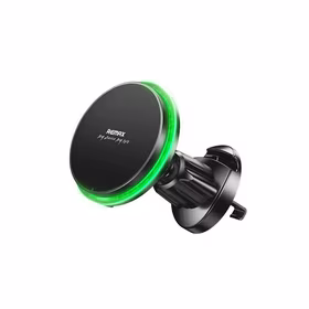 Automašīnas lādētājs-turētājs magnētiskais Remax RM-C01 MagSafe 15W melns