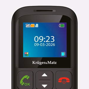 Kruger&Matz Simple 923 GSM tālrunis senioriem