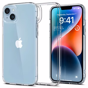 Spigen Ultra Hybrid viedtālruņa apvalks iPhone 14 - skaidrs