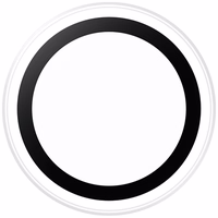 PanzerGlass Hoops rūdīta stikla kameras ekrāna aizsargs iPhone Air - melns