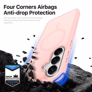 Futrālis Dux Ducis Yind MagSafe Samsung S942 S26 rozā krāsā