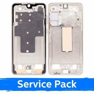 Mid-Frame Compatible With Samsung S916 S23 Plus / Cream / (Service Pack)