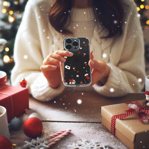 TEL PROTECT Ziemassvētku caurspīdīgs viedtālruņa apvalks Iphone 13 Pro Dizains 3