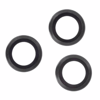 Lēcu stiklu komplekts Samsung Galaxy S24 melns rāmis (3 gab.)