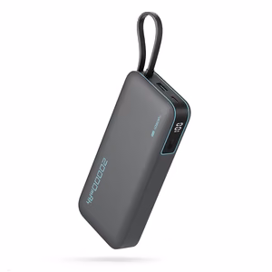 Cuktech CUKP200NGLLG 55W 20000mAh внешний аккумулятор со встроенным кабелем USB-C - Белый