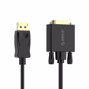 Orico XD-DTD DisplayPort–DVI, 4K kabelis, 2 m – melns
