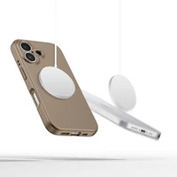 Tech-Protect šķidro silikonu Magnētiskais viedtālruņa apvalks iPhone 16 - brūns (m)