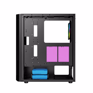 Gembird CCC-FC-400X Fornax 400X Gaming ARGB melns datora korpuss