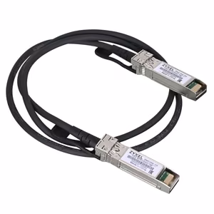 Zyxel DAC10G-1M-ZZ0103F – 1 m SFP+ tiešā savienojuma kabelis, melns