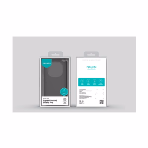 Nillkin Super Frosted Shield Pro maciņš Xiaomi Redmi Note 15 Pro+ 5G/Poco M8 Pro 5G caurspīdīgs melns