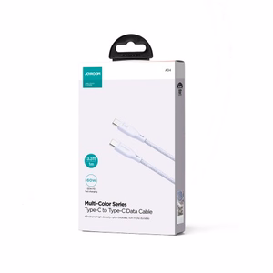 Joyroom Multi-Color Series S-A34 USB-C / USB-C PD 60W 1m Cable - Purple