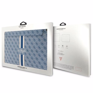 Guess 4G Printed Stripes чехол для ноутбука 16" - синий