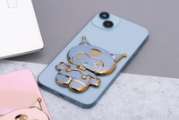 Lipīgs tālruņa statīvs DOLL - zils