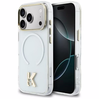 Karl Lagerfeld IML K Head Logo MagSafe Maciņš for iPhone 17 Pro Max - Clear